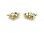 Earrings By Mariana My Treasures Coll. Luxurious Star Clear Swarovski Crystals - Image 3