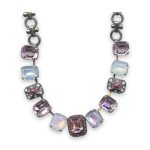 Mariana Necklace Lovely Vintage Rose, White Opal, Lt Rose, & Rose Opal Austrian Crystals Antigua Caribbean Life Coll.