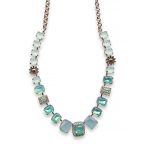 Mariana Necklace Lovely Chrysolite, Turq, Chrysolite Opal, & Mint Green Austrian Crystals Mojito Cocktail Hour Coll. - Image 2