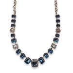 Mariana Necklace Elegant Montana Blue & White Opal Austrian Crystals Mood Indigo Songbook Coll. - Image 2