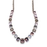 Mariana Necklace Fab Soft Pale Pink, Lavender Pink & Cotton Candy Pink Austrian Crystals Ocean Breeze Gypsy Soul Coll. - Image 2
