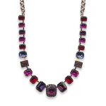 Mariana Necklace Sophisticated Ruby, Fuchsia, Purple Velvet, & Tanzanite Austrian Crystals Xenia Odyssey Coll. - Image 3
