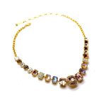 Necklace By Mariana Woman Beautiful Golden Shadow and Sun-Kissed Horizon Swarovski Crystals - Image 3