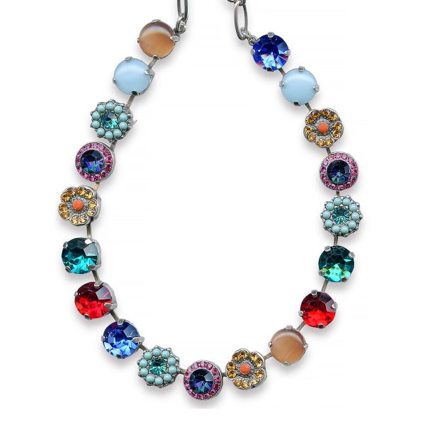 Mariana Necklace Preppy Multi Color Austrian Crystals My Treasures Coll.