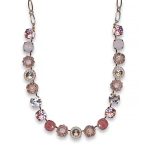 Mariana Necklace Lovely Lt Rose, Rose Opal, Rose Delite, & Clear Austrian Crystals My Treasures Coll. - Image 2