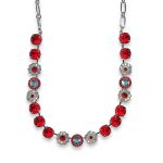Necklace By Mariana My Treasures Coll. Shimmering Siam and AB Swarovski Crystals - Image 3