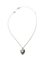 Mariana Necklace Pendant Simply Elegant White Opal Austrian Crystals My Treasures Coll. - Image 2