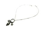 Mariana Necklace Pendant Finely Detailed Hamsa Clear Austrian Crystals My Treasures Coll. - Image 3