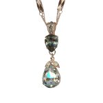 Mariana Necklace Pendant Lovely Black Diamond, Clear, & White Opal Austrian Crystals Ice Queen Once Upon a Mariana Coll. - Image 3