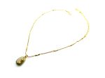 Mariana Necklace Pendant Elegant Lt Peach, Apple Green, & Chrysolite Opal Austrian Crystals Oasis Silk Road Coll. - Image 3