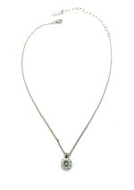 Necklace Pendant By Mariana Once Upon a Mariana Coll. Floral White Opal & Vitral Swarovski Crystals - Image 2