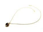 Mariana Necklace Pendant Finely Detailed Lt Smoked Topaz, Jet, & Silver Night Austrian Crystals My Treasures Coll. - Image 3