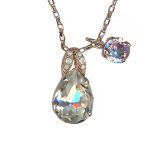Mariana Necklace Pendant Alluring Clear, Vitral Lt, & White Opal Austrian Crystals Ice Queen Once Upon a Mariana Coll. - Image 2