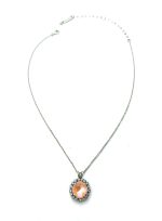 Necklace Pendant By Mariana My Butterfly Coll. Gorgeous Sun Kissed Sunset Swarovski Crystals - Image 2