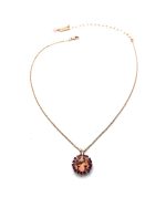 Necklace Pendant By Mariana Woman Charming Fuchsia Swarovski Crystals - Image 2