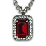 Mariana Necklace Pendant Timeless Clear & Siam Austrian Crystals My Treasures Coll. - Image 3