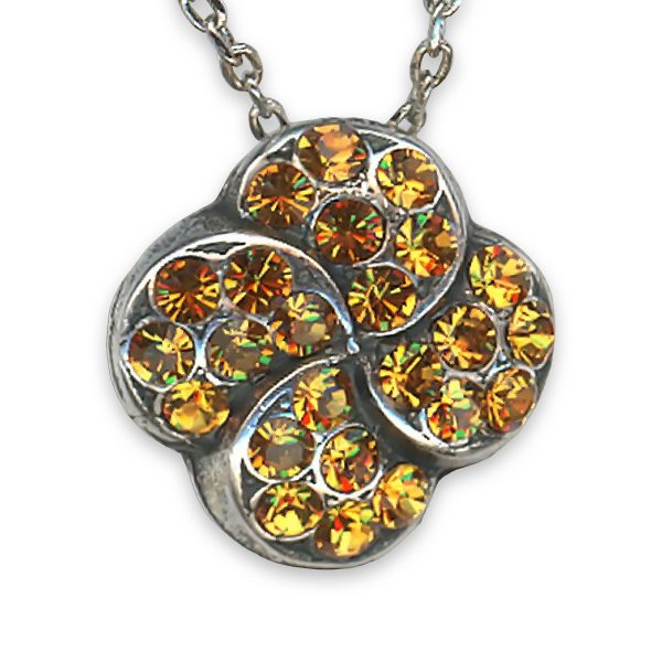 Mariana Necklace Pendant Sassy Topaz Austrian Crystals My Treasures Coll.