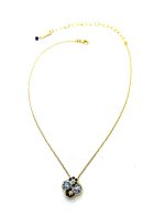 Necklace Pendant By Mariana Woman Exquisite Montana Blue Swarovski Crystals - Image 3