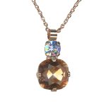 Mariana Necklace Pendant Glamorous Lt Peach & Vitral Lt Austrian Crystals Ice Queen Once Upon a Mariana Coll. - Image 2