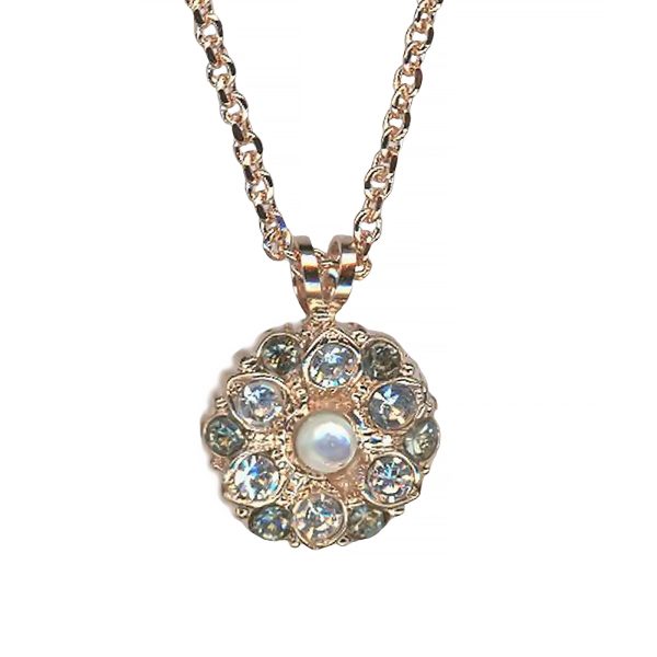 Mariana Necklace Pendant Exquisite Black Diamond, Clear, & Pearl Austrian Crystals Ice Queen Once Upon a Mariana Coll.