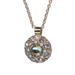 Mariana Necklace Pendant Gorgeous Vitral Lt, White Opal, & Black Diamond Austrian Crystals Ice Queen Once Upon a Mariana Coll. - Image 2