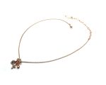Necklace Pendant By Mariana Woman Crown Shape Opal and Pearl Swarovski Crystals - Image 2