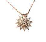 Mariana Necklace Pendant Star Encrusted Clear Austrian Crystals My Treasures Coll.