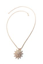 Mariana Necklace Pendant Star Encrusted Clear Austrian Crystals My Treasures Coll. - Image 2