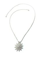 Mariana Necklace Pendant Star Shaped in Clear Austrian Crystals My Treasures Coll. - Image 2