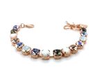 Mariana Bracelet Lovely Sun & Ice SO & White Shell Mineral, Clear, Blk Dia, & Opal Austrian Crystals Ice Queen Once Upon a Mariana Coll. Rose Gold - Image 3