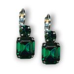 Mariana Earrings Gorgeous Emerald Austrian Crystals My Treasures Coll.