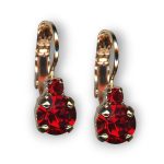 Earrings By Mariana Woman Adorable Siam Swarovski Crystals