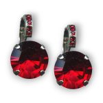 Earrings By Mariana Woman Gorgeous Siam Swarovski Crystals
