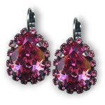 Mariana Earrings Elegant Rose Austrian Crystals My Treasures Coll. - Image 2
