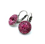 Mariana Earrings My Treasures Coll. Beautiful Rose Austrian Crystals - Image 2