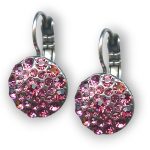 Mariana Earrings Charming Rose Austrian Crystals My Treasures Coll.
