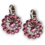 Mariana Earrings Glamorous Rose Austrian Crystals My Treasures Coll.