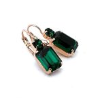 Earrings By Mariana Woman Elegant Emerald Swarovski Crystals - Image 3