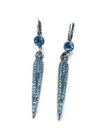 Earrings By Mariana Woman Elegant Aquamarine Swarovski Crystals - Image 3