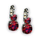 Mariana Earrings Lovely Siam Austrian Crystals Primrose Cocktail Hour Coll.