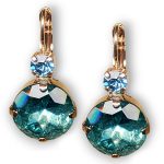 Mariana Earrings Alluring Aquamarine Austrian Crystals My Treasures Coll. - Image 3