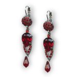 Mariana Earrings Alluring Siam Austrian Crystals Primrose Cocktail Hour Coll. - Image 2