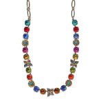 Mariana Necklace Sassy Multi Color Austrian Crystals Fantasy Nirvana Coll. - Image 2
