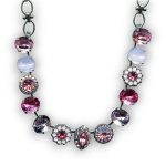 Mariana Necklace Lovely Shades of Pink Austrian Crystals Smashing Pink Ambrosia Coll. - Image 2
