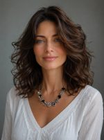 Necklace By Mariana Woman Soulful Jet Black and Smokey Gray Swarovski Crystals - Image 3