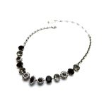 Necklace By Mariana Woman Soulful Jet Black and Smokey Gray Swarovski Crystals - Image 4