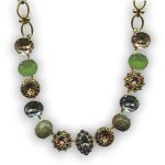 Necklace By Mariana Woman Classy Rodocorsit Mineral and Swarovski Crystals - Image 3