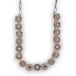 Mariana Necklace Beautiful Violet, Tanzanite & Pearl Austrian Crystals Romance Joy Of Life Coll.