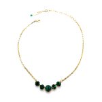Pendant Necklace By Mariana Woman Timeless Emerald Swarovski Crystals - Image 2