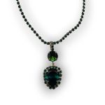 Mariana Necklace Pendant Luxurious Emerald Austrian Crystals My Treasures Coll. - Image 3